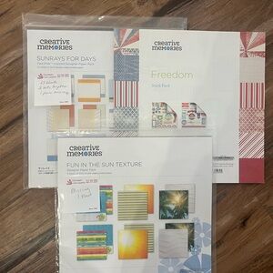 Creative Memories  Paper Packs - Destashing - selling as a grouping - used